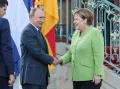 Ангела Меркель и Владимир Путин. 2018