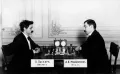 Партия Акиба Рубинштейн – Эмануил Ласкер на международном шахматном турнире в Санкт-Петербурге. 1909
