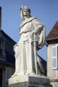 Огюст Прео. Скульптурный портрет Жака Кёра, Бурж (Франция). 1879