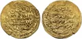 Динар Чингисхана, золото. Газни. 1221–1222