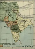 Карта Индии во 2 в.