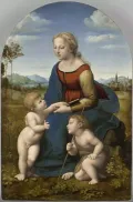 Рафаэль. Мадонна с Младенцем и Иоанном Крестителем. Ок. 1507