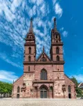 Собор в Базеле (Швейцария). Освящён в 1019, перестраивался ок. 1170-х – 1230-х гг. и в 15 в.