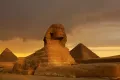 Гиза, вид на комплекс пирамид и Большого сфинкса