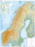 Общегеографическая карта Норвегии