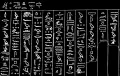 Фрагмент «ветеринарного папируса» из Кахуна
