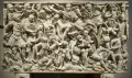 Битва между готами и римлянами. Рельеф на Большом саркофаге Людовизи. Ок. 250