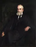 Лэнс Калкин. Портрет Джона Джексона Хьюлингса. 1895