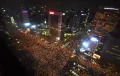 Демонстрация с требованием отставки президента Пак Кын Хе. Сеул. 12 ноября 2016