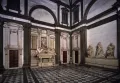 Микеланджело. Интерьер капеллы Медичи (Новой сакристии) в церкви Сан-Лоренцо во Флоренции. 1520–1534