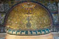 Мозаика апсиды в церкви Сан-Клементе, Рим. 1128