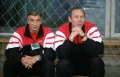 Тренер московского «Спартака» Георгий Ярцев (слева) и главный тренер команды Олег Романцев. 1997
