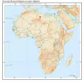 Пустыня Идехан-Марзук на карте Африки