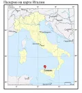 Палермо на карте Италии