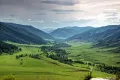 Горы Алтай. Вид с перевала Чике-Таман