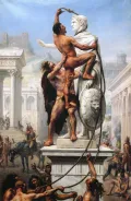Жозеф-Ноэль Сильвестр. Разграбление Рима вестготами в 410. 1890