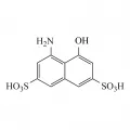 Структурная формула 4-амино-5-гидроксинафталин-2,7-дисульфокислоты