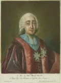 Жан-Батист-Андре Готье-Даготи. Портрет Рене Никола де Мопу, канцлера Франции и хранителя Печати. 1772.