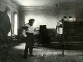 П. К. Штернберг во время одной из гравиметрических экспедиций