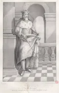 Дуарти I. Иллюстрация из книги: Serrano P. A. Galeria dos Reis de Portugal. Lisboa, entre 1866 e 1870. Национальная биб