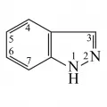 Структурная формула индазола