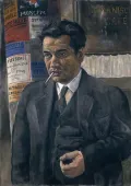Рудольф Шлихтер. Портрет Эгона Эрвина Киша. 1927