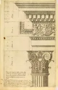 Композитный ордер. Иллюстрация из книги: Vignola J. Regola delli cinque ordini d'architettura. Roma, 1563
