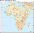 Река Лувуа и её бассейн на карте Африки