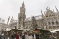 Мюнхен (Германия). Рождественская ярмарка на площади Мариенплатц