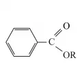 Общая формула сложных эфиров бензойной кислоты