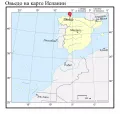 Овьедо на карте Испании