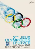 Плакат X Олимпийских зимних игр