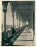 Алексей Рухлядев. Северный речной вокзал, Москва. Галерея, выходящая на перрон. 1935–1937