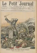 Трагический эпизод сражения под Мукденом. Иллюстрация из журнала: Le Petit journal. Supplément du dimanche. 26 février 1905. № 745