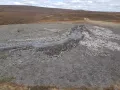 Один из грифонов грязевой сопки Андрусова. Булганакское сопочное поле, Керченский полуостров (Крым)