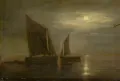 Алберт Кёйп. Море при лунном освещении. Ок. 1645