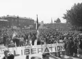 Народное шествие в ознаменование освобождения Парижа. 26 августа 1944