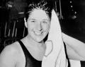 Чемпионка Игр XVIII Олимпиады по плаванию Дон Фрейзер. 1964