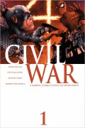 Комикс «Civil War». Автор Марк Миллар. Художник Стив Макнивен. May 2006. № 1. Обложка