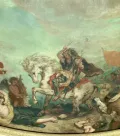 Эжен Делакруа. Аттила и его орды попирают Италию и искусства. 1838–1847. Деталь фрески