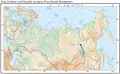 Река Олёкма и её бассейн на карте России