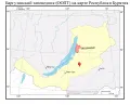 Баргузинский заповедник (ООПТ) на карте Республики Бурятия