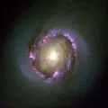 Спиральная галактика NGC 4314
