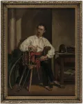 Орлай Шома. Портрет Шандора Петёфи. 1850