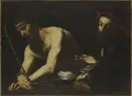 Джованни Баттиста Караччоло. Христос и Каиафа. Италия. Ок. 1615