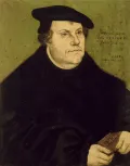Лукас Кранах Старший. Портрет Мартина Лютера. 1533
