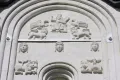 Давид-псалмопевец среди зверей. Рельефы фасада церкви Покрова на Нерли близ Владимира. 1165(?)