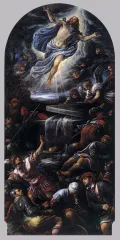 Франческо Бассано Младший. Воскресение Христа. Алтарный образ в церкви Иль-Реденторе, Венеция. 1584–1588