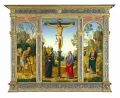 Перуджино. Триптих «Распятие» (т. н. Голицинский триптих). Ок. 1485