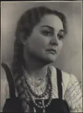 Евгения Смоленская в партии Кумы в опере «Чародейка» П. И. Чайковского.